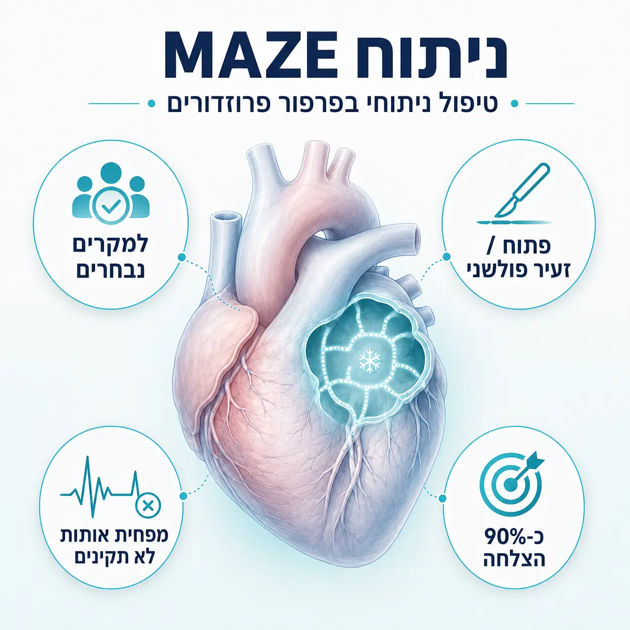 פרפור פרוזדורים | אינפוגרפיקה